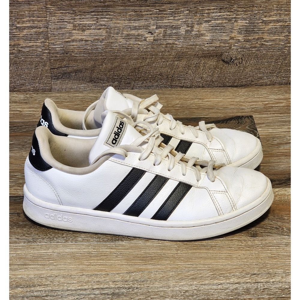 Adidas Womens Size 9 Grand Court White Casual Shoes Sneakers F36483 - Picture 8 of 16